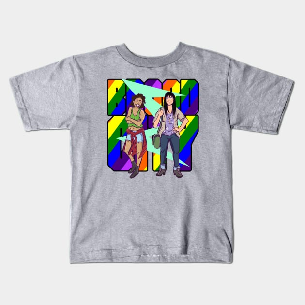 Broad City Ilana Abbi Retro Kids T-Shirt by Orlind